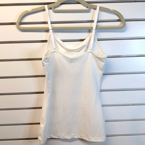 Spanx Assets Shaping Cami Tank Bra Top White Size Small EUC - Picture 2 of 3